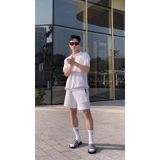  Dép quai ngang nam nữ Unisex Slipper M Masler-MT 3 sọc đen trắng với thiết kế đế chống trượt và quai êm chân DT1 