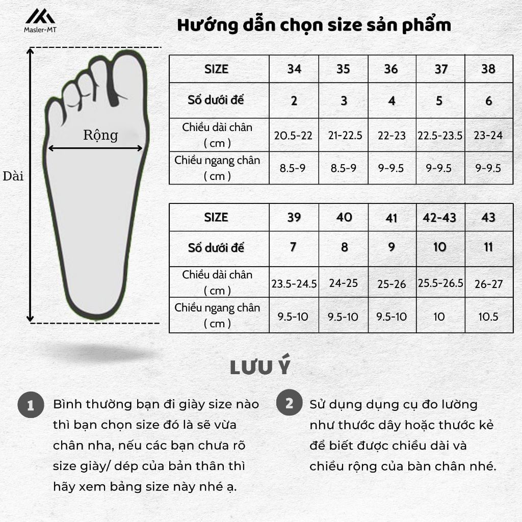  Dép da trơn quai ngang nam nữ Basic Unisex Slipper M Masler-MT với lớp đế IP chống trượt và quai da êm chân TRO1 