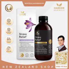 Siro giảm stress, căng thẳng thần kinh & cân bằng tâm trạng Harker Herbals Stress Relief 100ml/ 200ml