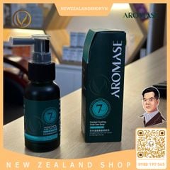 Xịt dưỡng tóc, làm dịu và giảm viêm da đầu dầu AROMASE Herbal Cooling Scalp Care Spray 40ml