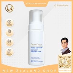 Sữa rửa mặt chống oxy hóa dạng bọt DermEden Antioxydante Cleansing Foam 150ml