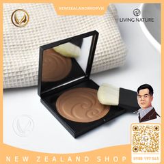 Phấn phủ tạo khối màu đồng mùa hè Living Nature Summer Bronze Pressed Powder 13g