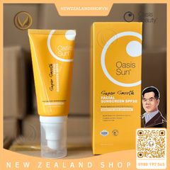 Kem chống nắng siêu mịn SPF30 Oasis Beauty Super Smooth Facial Sunscreen 50ml
