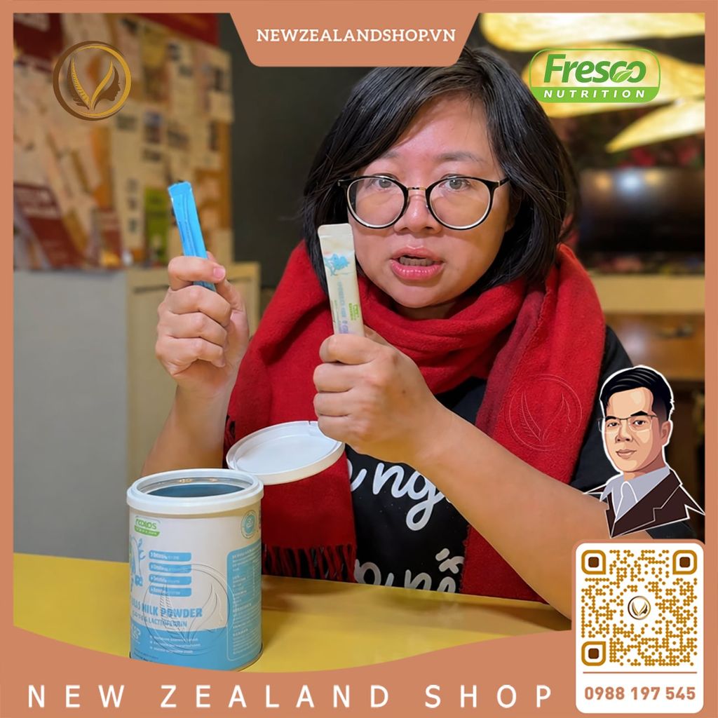 Bột sữa non hỗ trợ miễn dịch và tiêu hoá cho bé Fresco Modified Milk Powder 30 gói