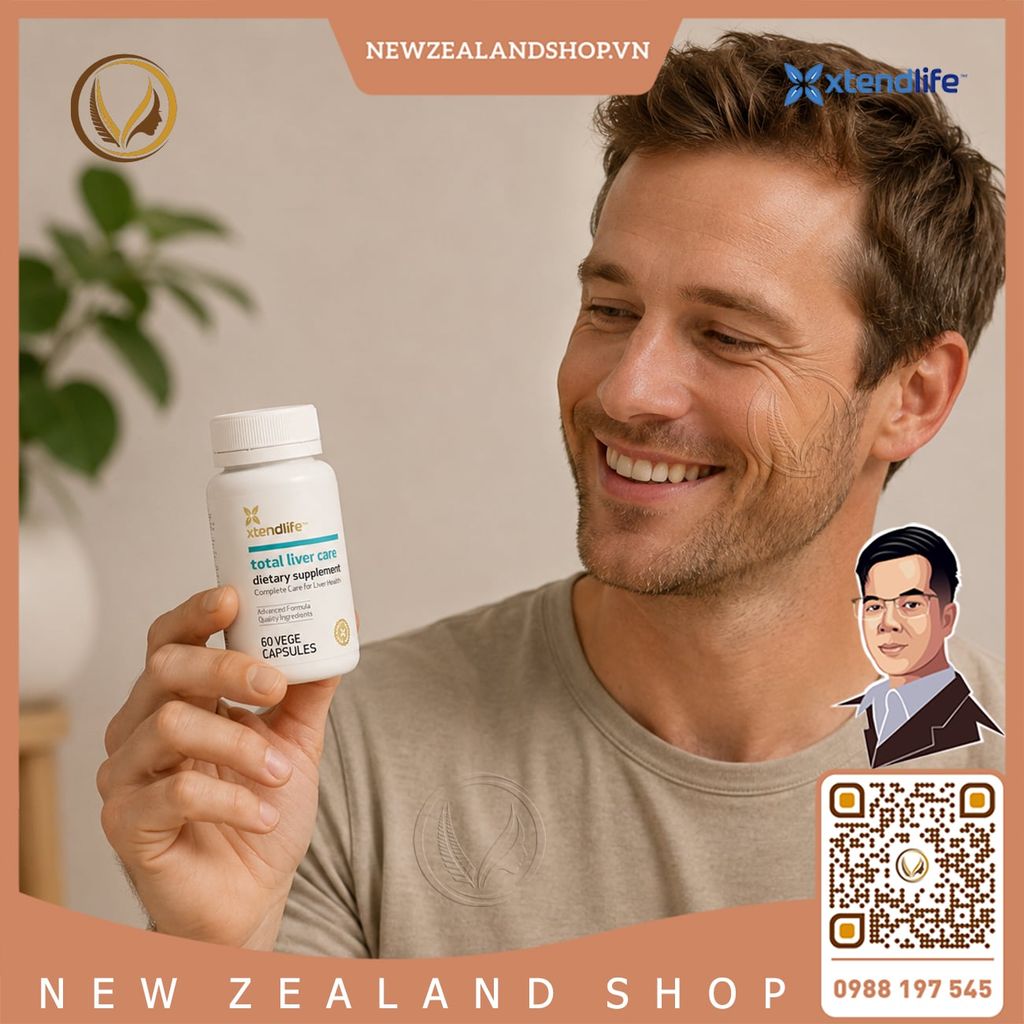Viên uống phục hồi gan, giải độc gan Xtend Life Total Liver Care 60 viên