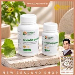 Viên uống bổ não, tăng cường trí nhớ Aotearoa Vitality Ginkgo Biloba 100 viên