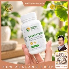 Viên uống bổ não, tăng cường trí nhớ Aotearoa Vitality Ginkgo Biloba 100 viên