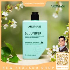 Sữa tắm, gội và rửa mặt 3 trong 1 AROMASE 5α Juniper Head-To-Toe Shampoo & Body Wash 260ml