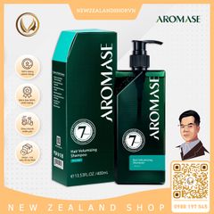 Dầu gội làm dày tóc dành cho tóc mỏng, ngăn rụng và giúp mọc tóc AROMASE Hair Volumizing Shampoo 400ml
