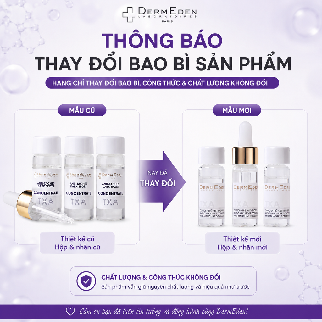 Tinh chất đặc trị nám, tàn nhang DermEden Concentrate Anti-Taches Dark Spots 30ml