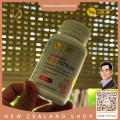Kẹo sữa non hỗ trợ miễn dịch và đường ruột cho bé Aotearoa Vitality Chewable Colostrum 100 viên