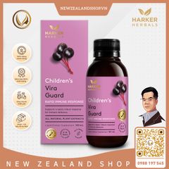 Siro tăng sức đề kháng & giảm ốm vặt cho bé Harker Herbals Children’s Vira Guard 100ml