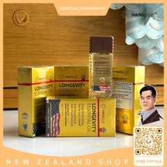 Dầu gió vàng con lăn Trường Thọ Nanogize Longevity Essential Oil 21ml