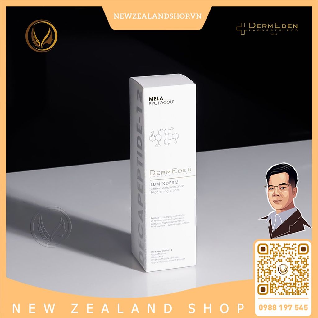 Kem giảm thâm nám, dưỡng sáng da DermEden Lumixderm Brightening Cream 40ml