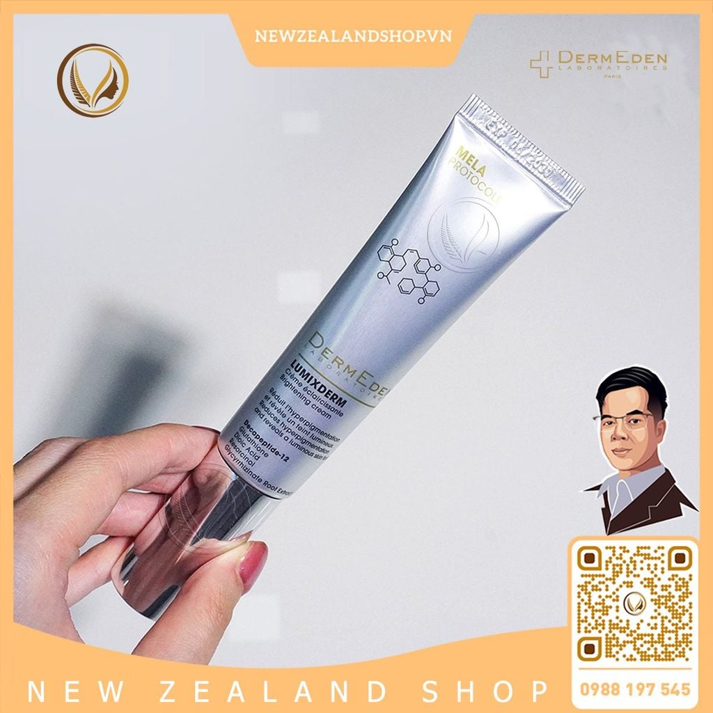 Kem giảm thâm nám, dưỡng sáng da DermEden Lumixderm Brightening Cream 40ml