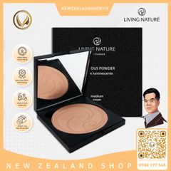 Phấn phủ dạng nén màu sáng ánh nhũ Living Nature Luminous Pressed Powder - Light 13g