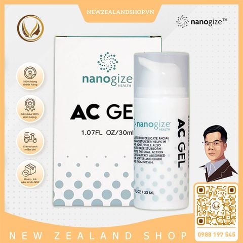 Gel trị mụn, mờ thâm Nanogize AC Gel 2% BHA 30ml