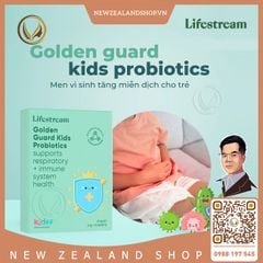 Bột men vi sinh tăng miễn dịch và hô hấp cho trẻ em Lifestream Golden Guard Kids Probiotics 15 gói