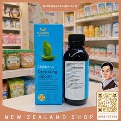 Siro bổ phổi, giảm ho chuyên sâu cho trẻ em Harker Herbals Children’s Deep Lung Support 150ml