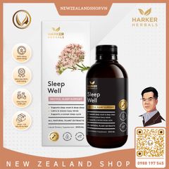 Siro ngủ ngon, hỗ trợ dễ ngủ và giúp ngủ sâu giấc Harker Herbals Sleep Well 200ml