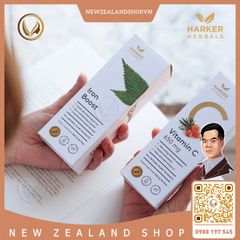 Siro bổ máu, cấp sắt cho mẹ bầu & người thiếu máu Harker Herbals Iron Boost 100ml