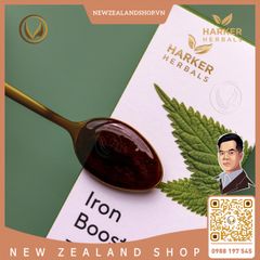 Siro bổ máu, cấp sắt cho mẹ bầu & người thiếu máu Harker Herbals Iron Boost 100ml