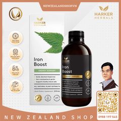 Siro bổ máu, cấp sắt cho mẹ bầu & người thiếu máu Harker Herbals Iron Boost 100ml