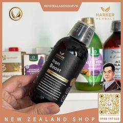 Siro bổ máu, cấp sắt cho mẹ bầu & người thiếu máu Harker Herbals Iron Boost 200ml