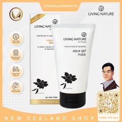Mặt nạ gel cấp ẩm sâu, phục hồi và làm da căng mọng Living Nature Aqua Gel Mask 75ml