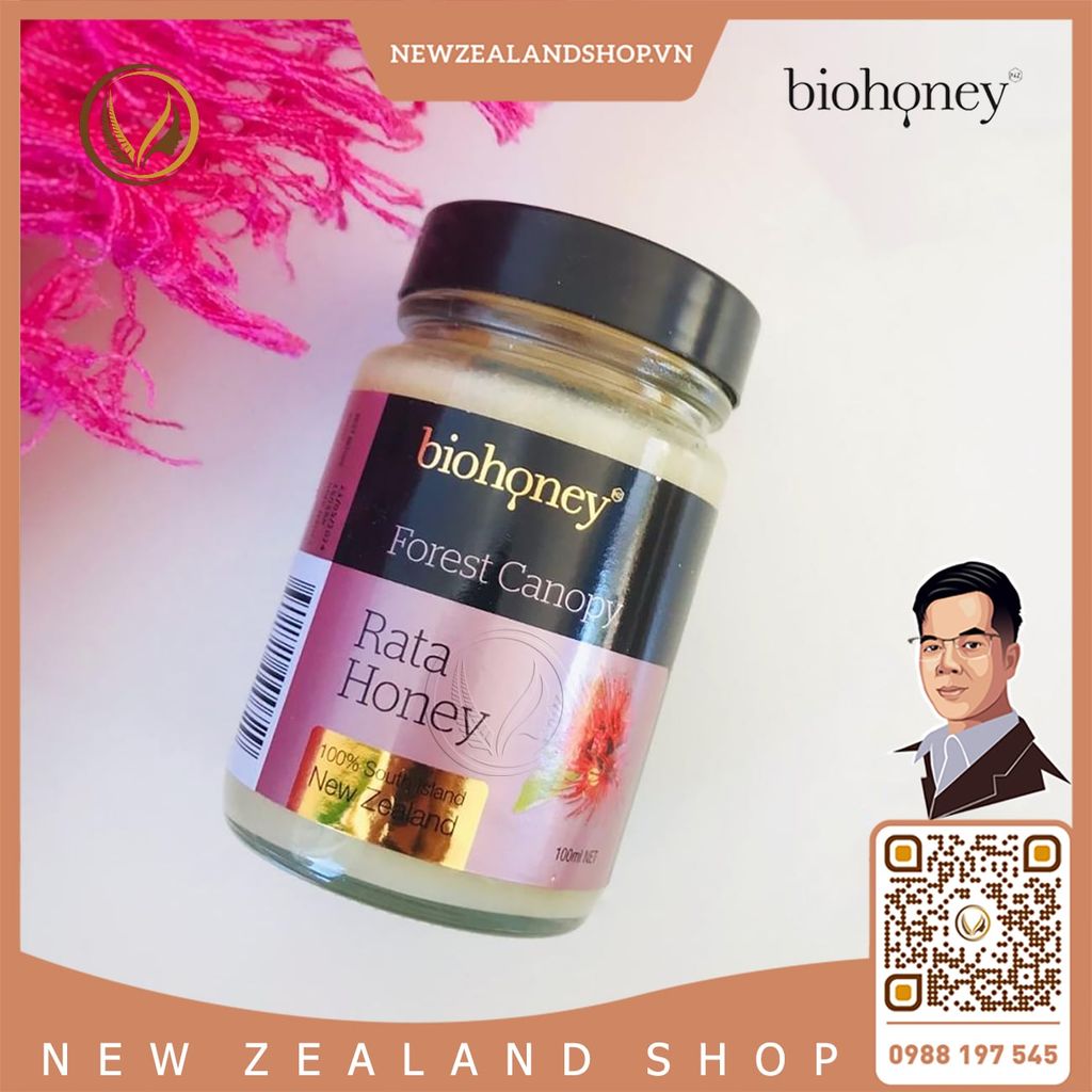 Mật ong hoa Rata rừng nguyên chất Biohoney Forest Canopy Rata Honey 270g