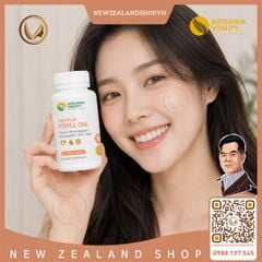 Viên uống dầu nhuyễn thể Aotearoa Vitality Premium Krill Oil 60 viên