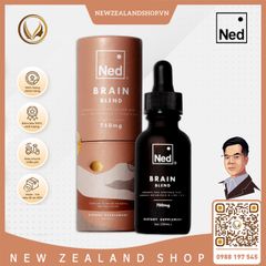 Tinh dầu bổ não, tăng cường trí nhớ, tập trung tỉnh táo Ned Brain Blend 30ml