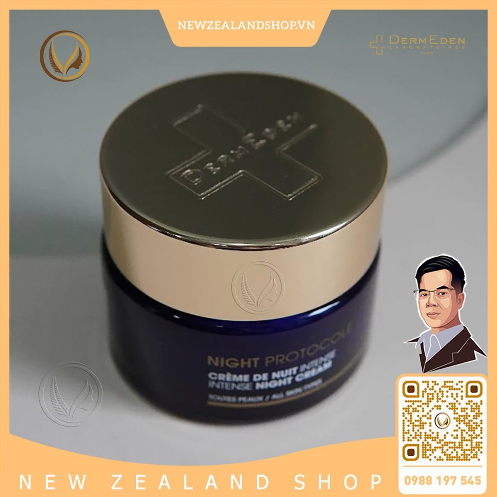 Kem dưỡng sáng da ban đêm DermEden Night Protocole Intense Night Cream 50ml