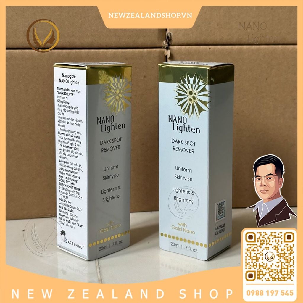 Serum đặc trị nám da, tàn nhang Nano Lighten Dark Spot Remover 20ml
