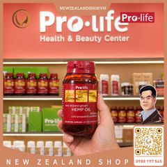 Viên uống tinh dầu hạt gai dầu bổ sung Omega 3-6-9 Pro-Life Hemp Oil 200 viên
