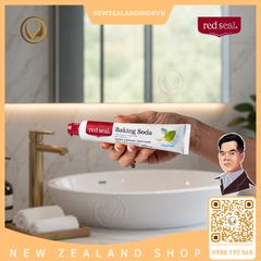 Kem đánh răng baking soda và bạc hà tươi mát Red Seal Baking Soda Toothpaste Fresh Mint 100g