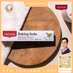 Kem đánh răng baking soda và bạc hà tươi mát Red Seal Baking Soda Toothpaste Fresh Mint 100g