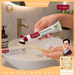 Kem đánh răng baking soda và bạc hà tươi mát Red Seal Baking Soda Toothpaste Fresh Mint 100g