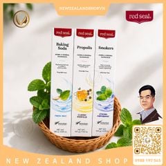 Kem đánh răng dành cho người hút thuốc, hương bạc hà cực mạnh Red Seal Smokers Toothpaste Strong Peppermint 100g