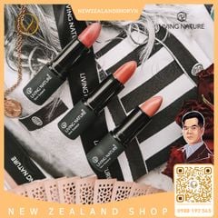 Son môi màu hồng nude 100% tự nhiên Living Nature Lipstick Precious 09 (4.0g)