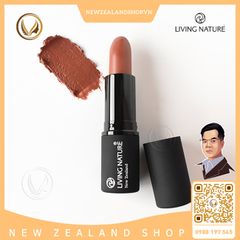 Son môi màu nâu đất 100% tự nhiên Living Nature Lipstick Warm Wood 06 (4.0g)