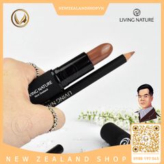 Son môi màu nâu đất 100% tự nhiên Living Nature Lipstick Warm Wood 06 (4.0g)