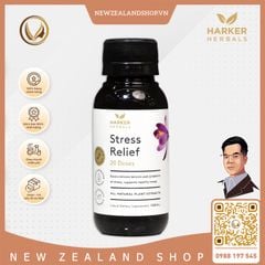 Siro giảm stress, căng thẳng thần kinh & cân bằng tâm trạng Harker Herbals Stress Relief 100ml/ 200ml
