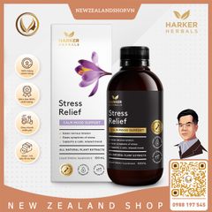 Siro giảm stress, căng thẳng thần kinh & cân bằng tâm trạng Harker Herbals Stress Relief 100ml
