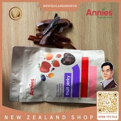 Miếng trái cây sấy dẻo hỗn hợp Annie’s Fruit Jerky 100g - New Zealand