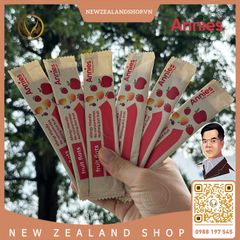 Thanh trái cây sấy dẻo táo & mâm xôi Annie’s Apple & Raspberry Fruit Flats 8 thanh x 10g