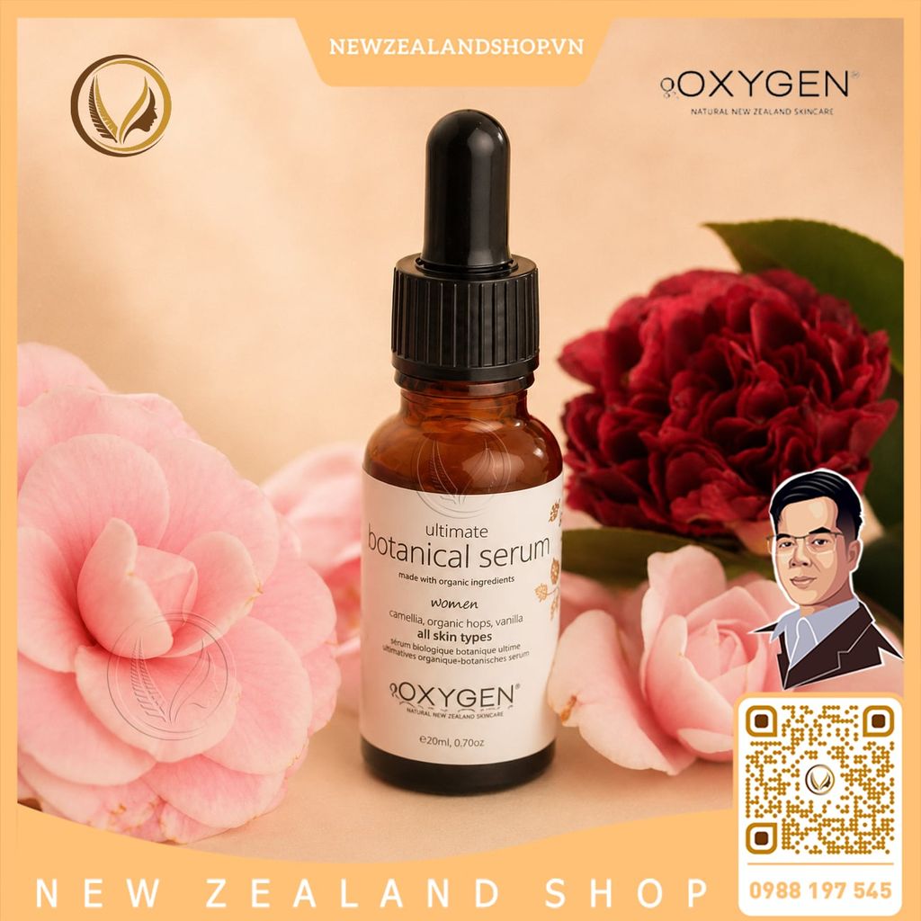 Serum tinh chất dưỡng da OXYGEN Ultimate Botanical Serum 20ml