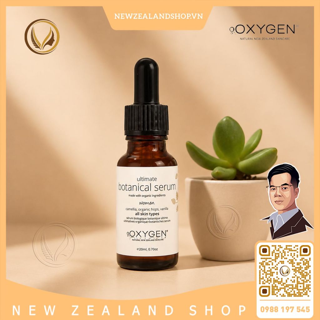 Serum tinh chất dưỡng da OXYGEN Ultimate Botanical Serum 20ml