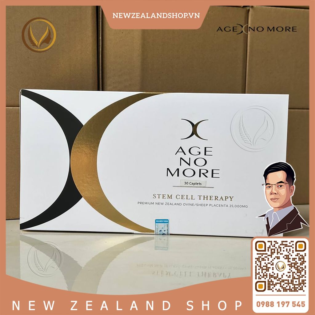 Viên uống tế bào gốc nhau thai cừu Age No More Ovine/ Sheep Placenta 25.000MG 30 viên