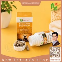 Viên uống nhung hươu bổ thận, tráng dương Nz Pure Health Deer Velvet  30/ 100 viên